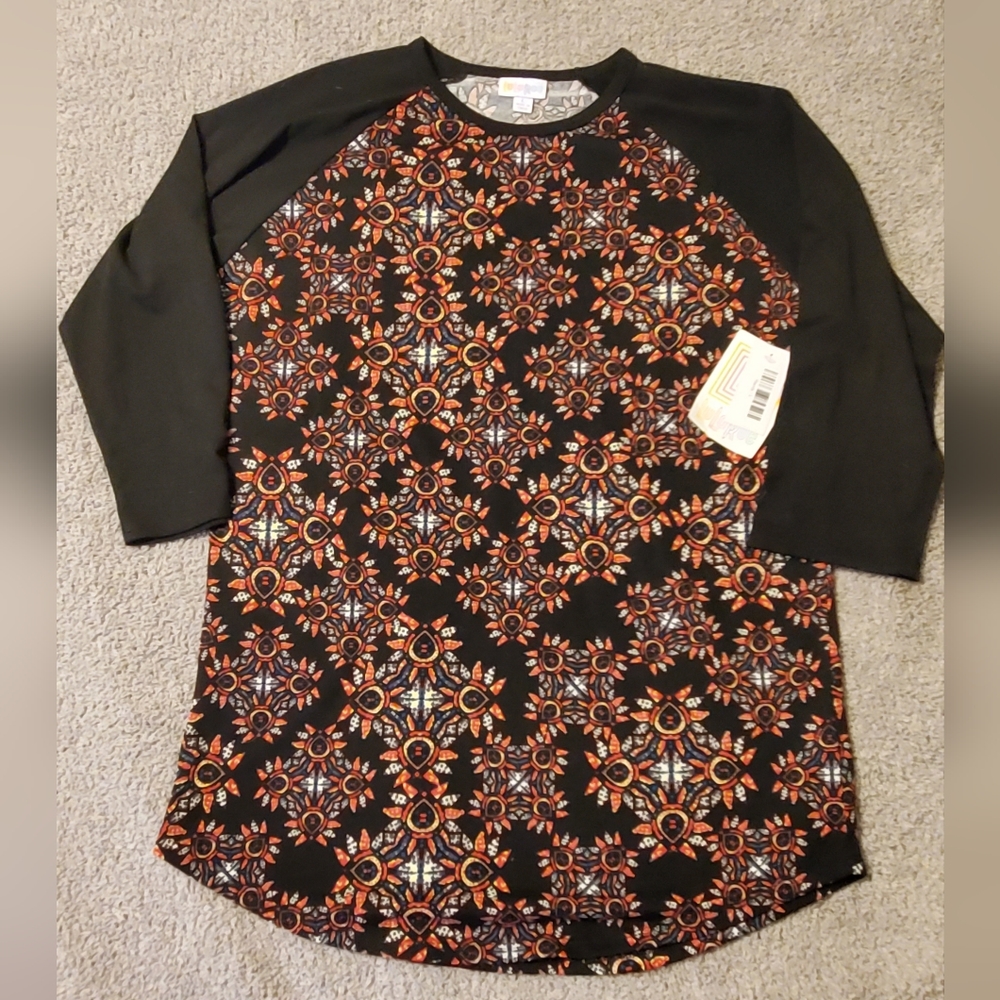 LuLaRoe Randy Shirt 3/4 Sleeves Size Large NWT New